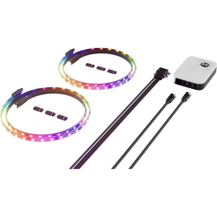 HYTE LS30 qRGB Dual-Pack 2x LED Strips + Nexus Portal RGB Controller – Neu