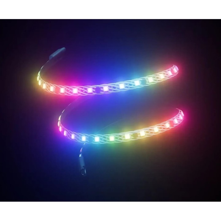 HYTE LS30 qRGB Dual-Pack 2x LED Strips + Nexus Portal RGB Controller – Neu