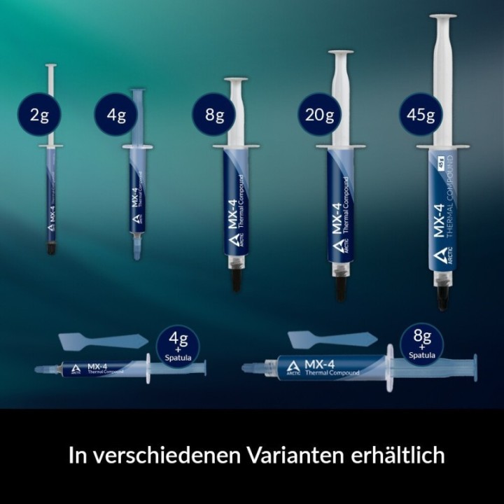 Arctic MX-4 4g Wärmeleitpaste CPU GPU Kühlpaste High Performance