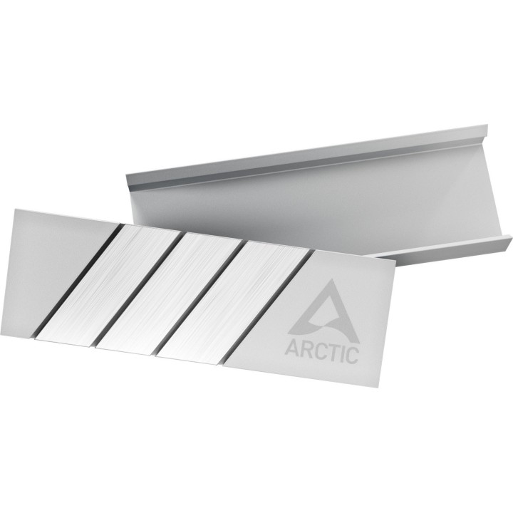 ARCTIC M2 Pro Silver Heatsink – SSD Kühlkörper M.2 2280 PC/PS5 + TP-3 Pads