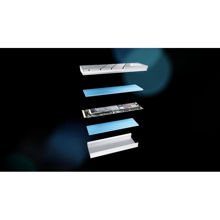 ARCTIC M2 Pro Black Heatsink – SSD Kühlkörper M.2 2280 PC/PS5 + TP-3 Pads
