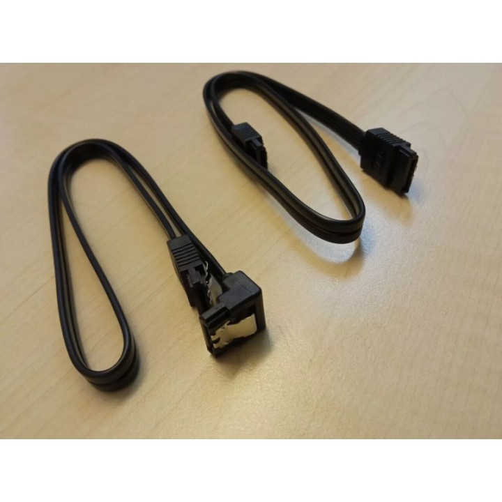 6x Sata Kabel - ASRock | 6 Gb/s | Gewinkelt & Ungewinkelt | 45cm | Schwarz | Neu