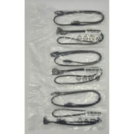 6x Sata Kabel - MSI | 6 Gb/s | Gewinkelt & Ungewinkelt | 45cm | Schwarz | Neu