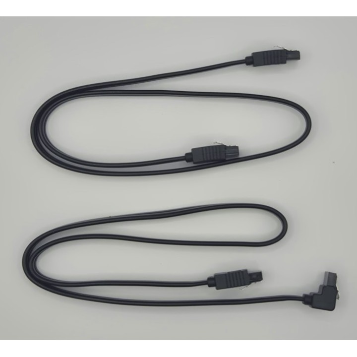 6x Sata Kabel - MSI | 6 Gb/s | Gewinkelt & Ungewinkelt | 45cm | Schwarz | Neu