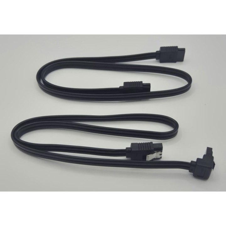 6x Sata Kabel - MSI | 6 Gb/s | Gewinkelt & Ungewinkelt | 45cm | Schwarz | Neu